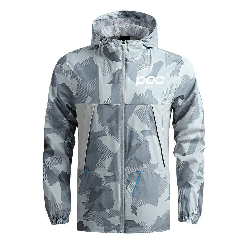 Windproof MTB Jacket Snow Camo
