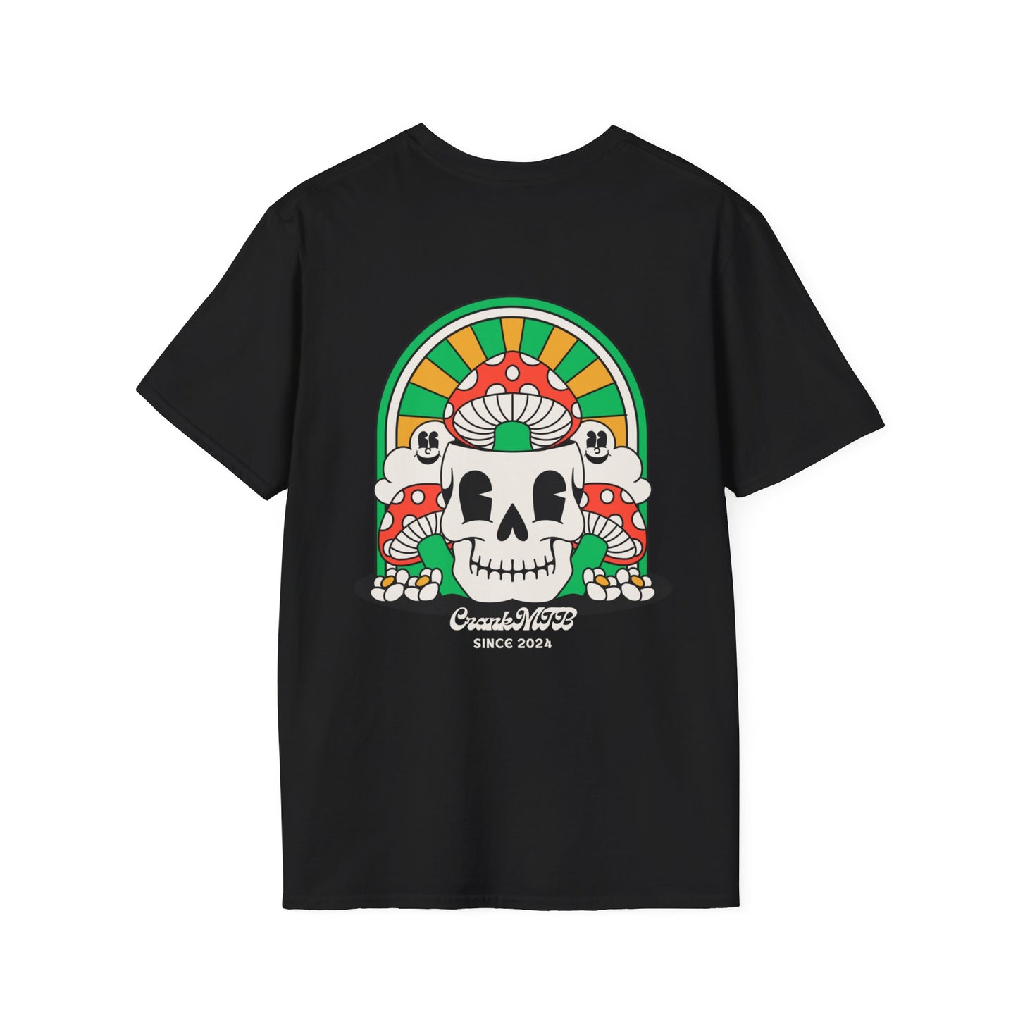 Tripped-Out Skull Crank T-shirt