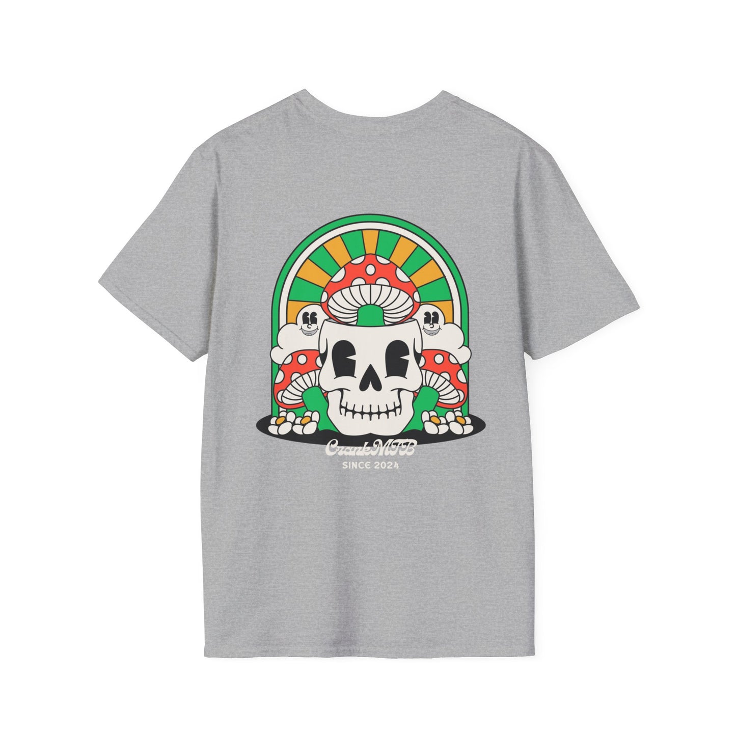 Tripped-Out Skull Crank T-shirt