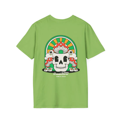 Tripped-Out Skull Crank T-shirt