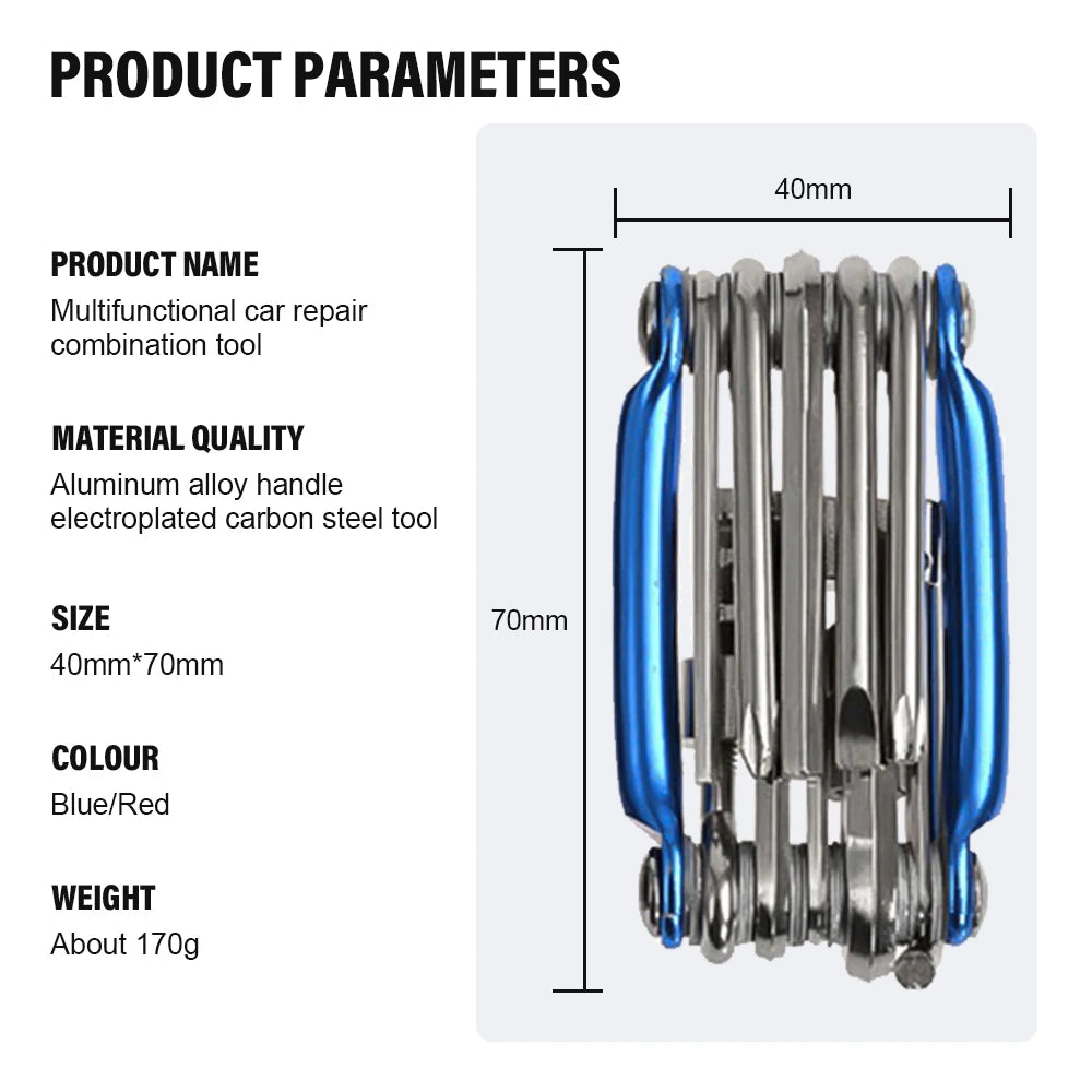 Multifunction 11 in1 Bicycle Repairing